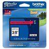 Brother Brother 9mm (3/8") Black on Red Laminated Tape (8m/26.2') TZE421